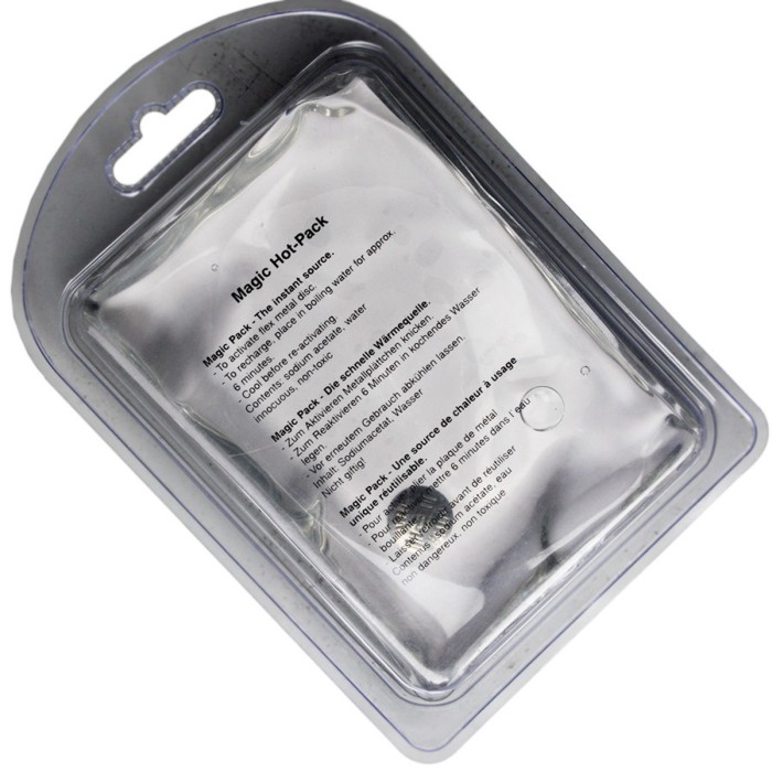 Fox Outdoor,Gelkissen-Wärmer,reaktivierbar, transparent,Handwärmer, Taschenwärmer